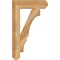 Ekena Millwork Balboa Craftsman Rough Sawn Bracket, Western Red Cedar, 4"W x 18"D x 30"H BKT04X18X30BOA04RWR - alternate 3